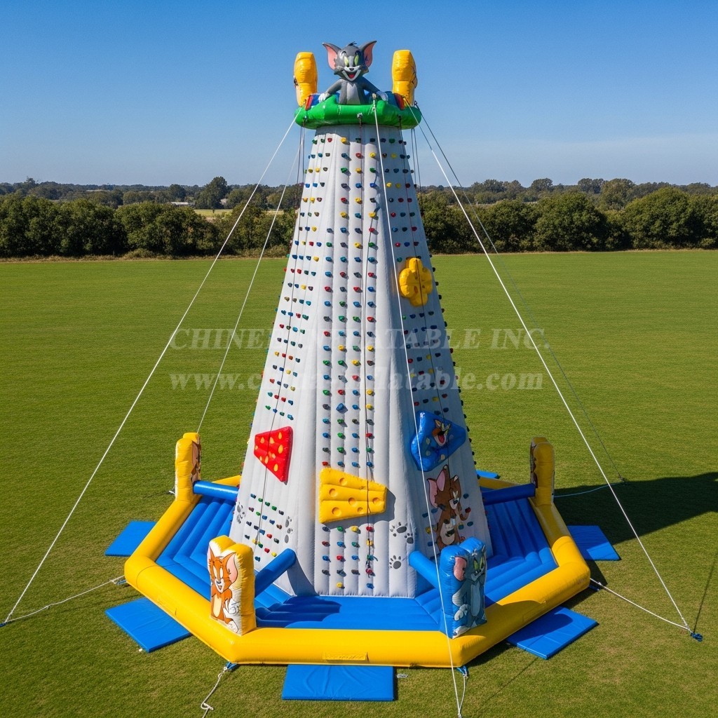 T11-4469 Tom and Jerry Theme Inflatable Climbing Wall