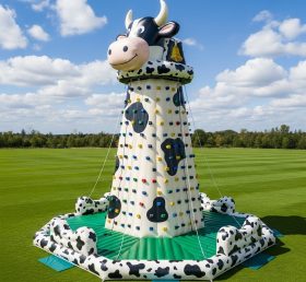 T11-4545 Cow Theme Inflatable Climbing Wall