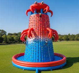 T11-4556 Crab Theme Inflatable Climbing Wall