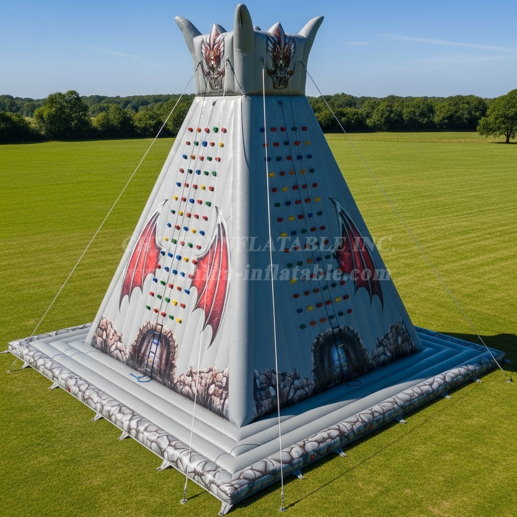 T11-4570 Dragon Theme Inflatable Climbing Wall
