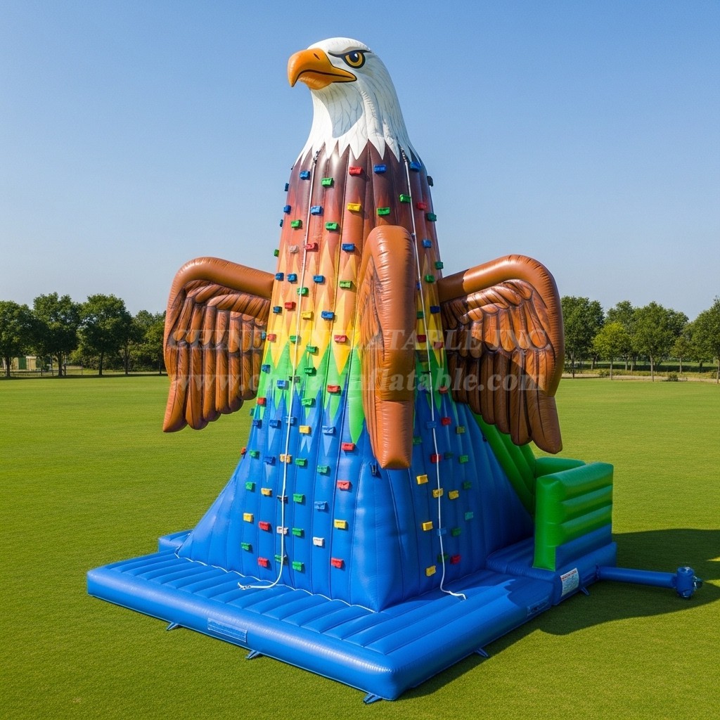 T11-4575 Eagle Theme Inflatable Climbing Wall