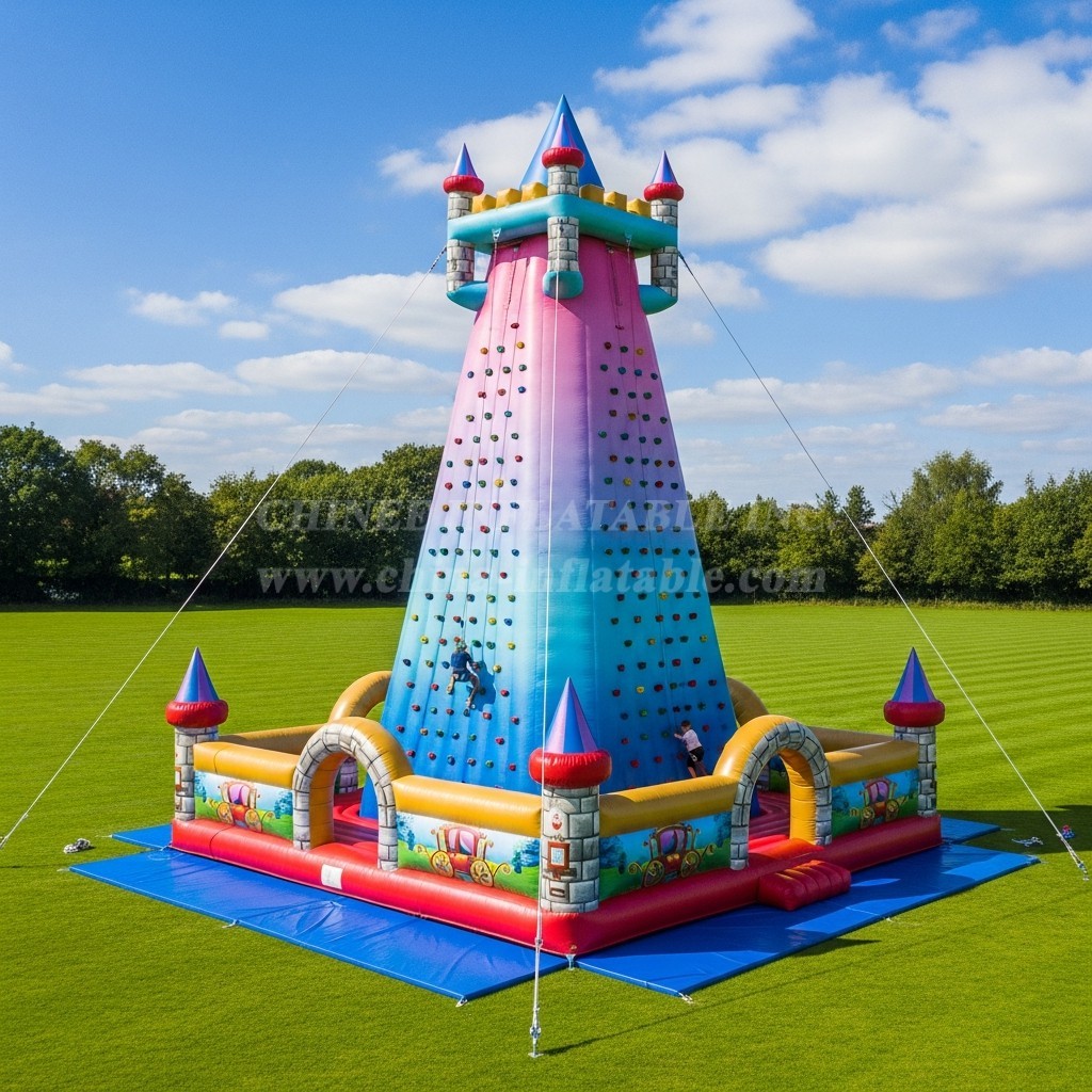 T11-4590 Fairy Tale Theme Inflatable Climbing Wall