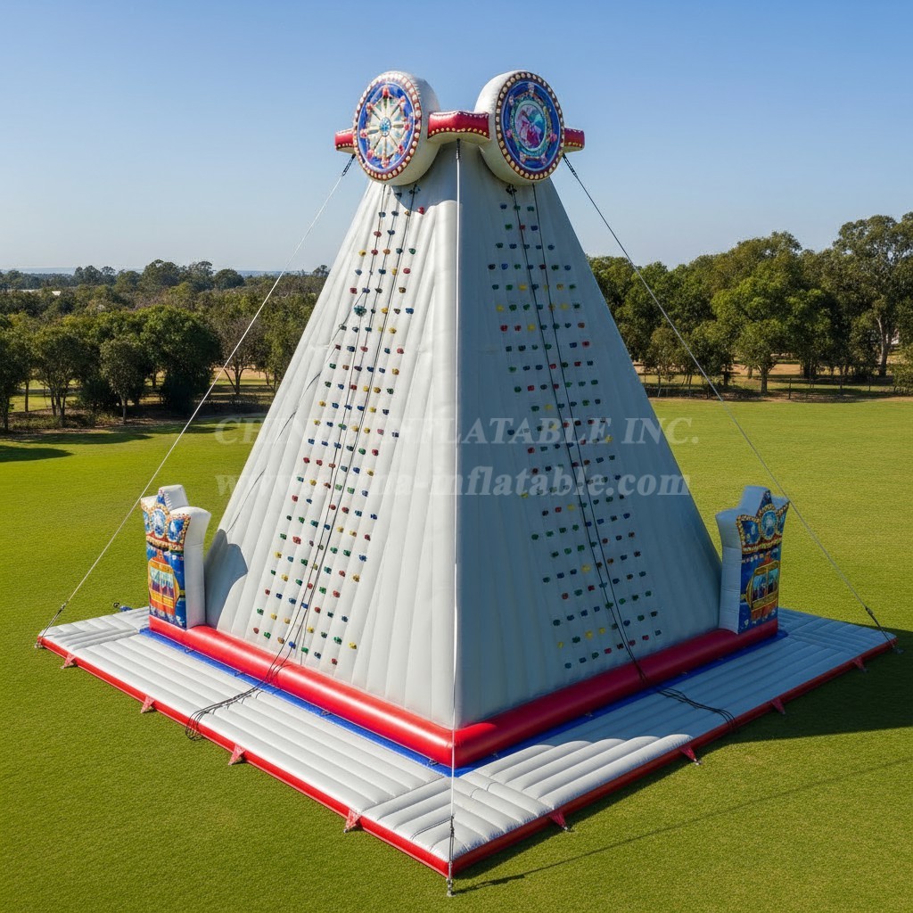 T11-4595 Ferris Wheel Theme Inflatable Climbing Wall