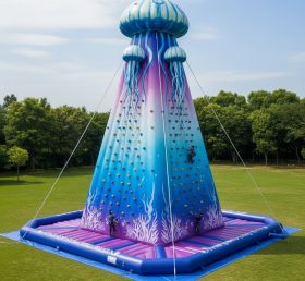 T11-4618 Jellyfish Theme Inflatable Climbing Wall