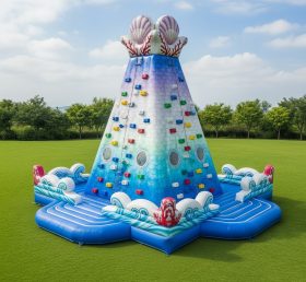 T11-4631 Mermaid Theme Inflatable Climbing Wall