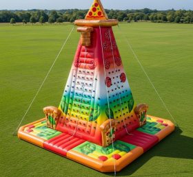 T11-4673 Pizza Theme Inflatable Climbing Wall