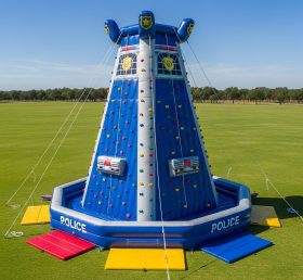 T11-4676 Police Station Theme Inflatable Climbing Wall