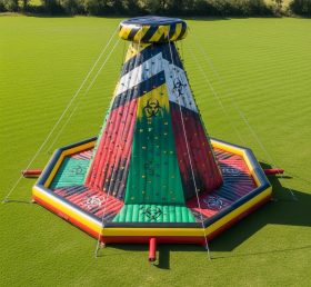 T11-4708 Toxic Theme Inflatable Climbing Wall