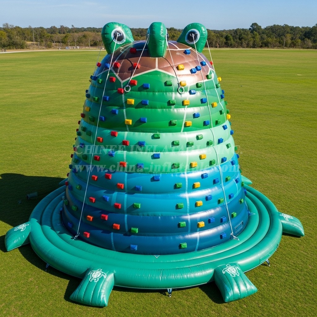 T11-4713 Turtle Theme Inflatable Climbing Wall
