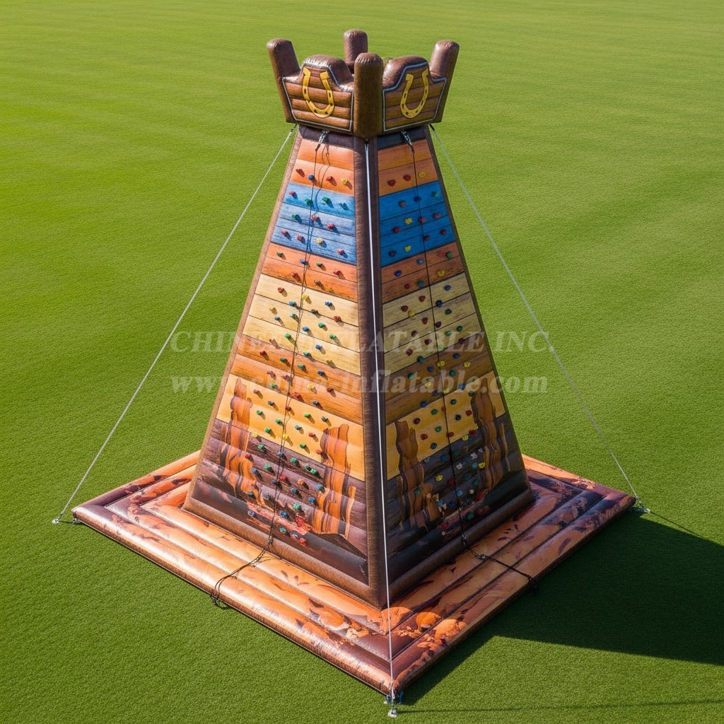 T11-4731 Wild West Theme Inflatable Climbing Wall
