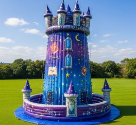 T11-4733 Wizard Theme Inflatable Climbing Wall