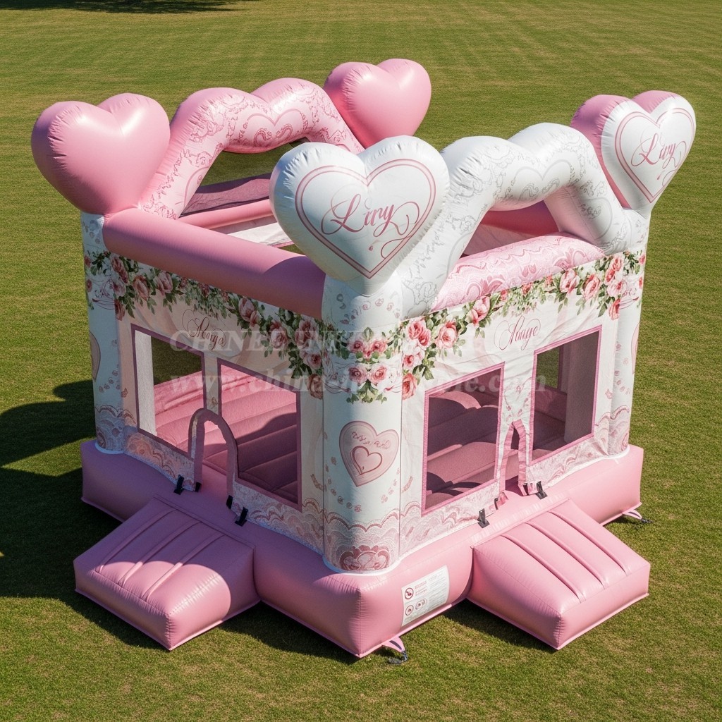 T2-8668 Weddings Theme Inflatable Bouncer