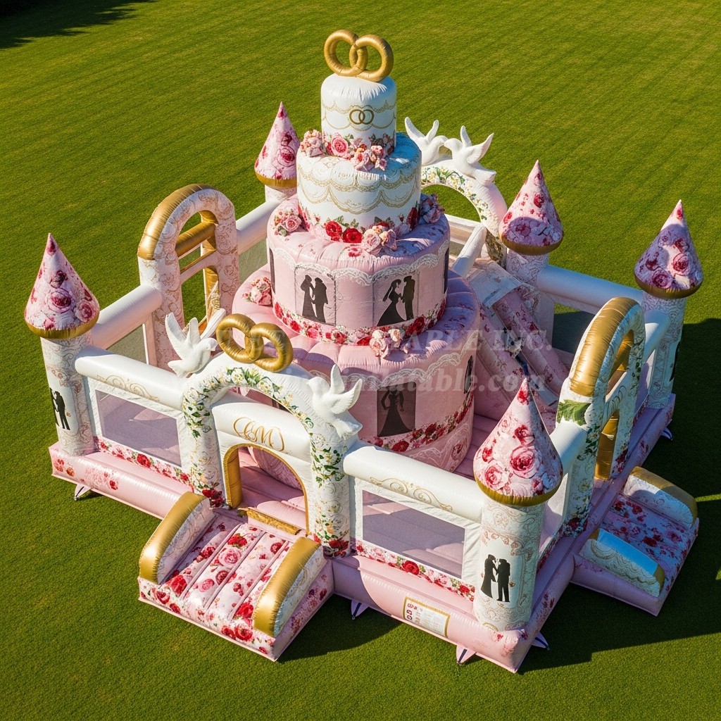 T2-8692 Weddings Theme Inflatable Castles