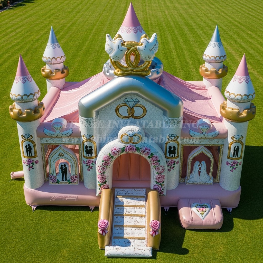 T2-8699 Weddings Theme Inflatable Castles