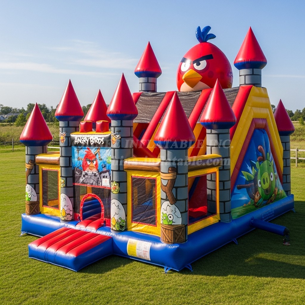 T5-2003 Angry Birds Theme Inflatable Castles