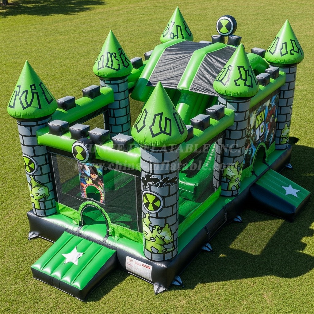 T5-2017 Ben 10 Theme Inflatable Castles