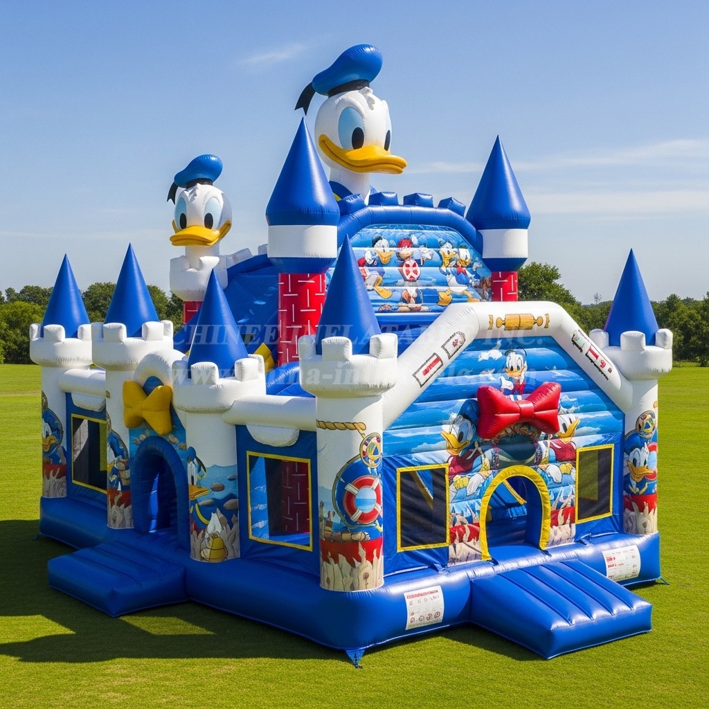 T5-2037 Donald Duck Theme Inflatable Castles