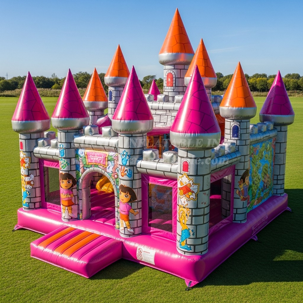 T5-2041 Dora Theme Inflatable Castles