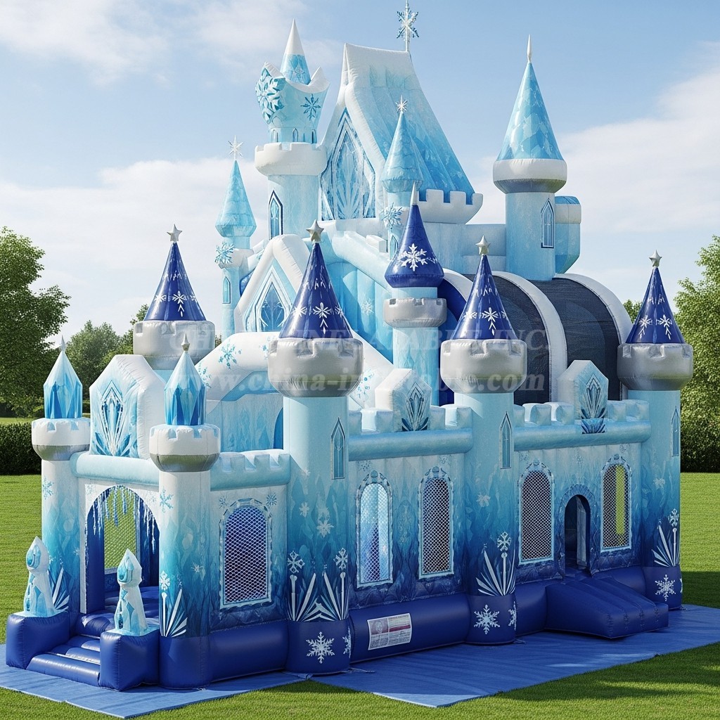 T5-2052 Frozen Theme Inflatable Castles
