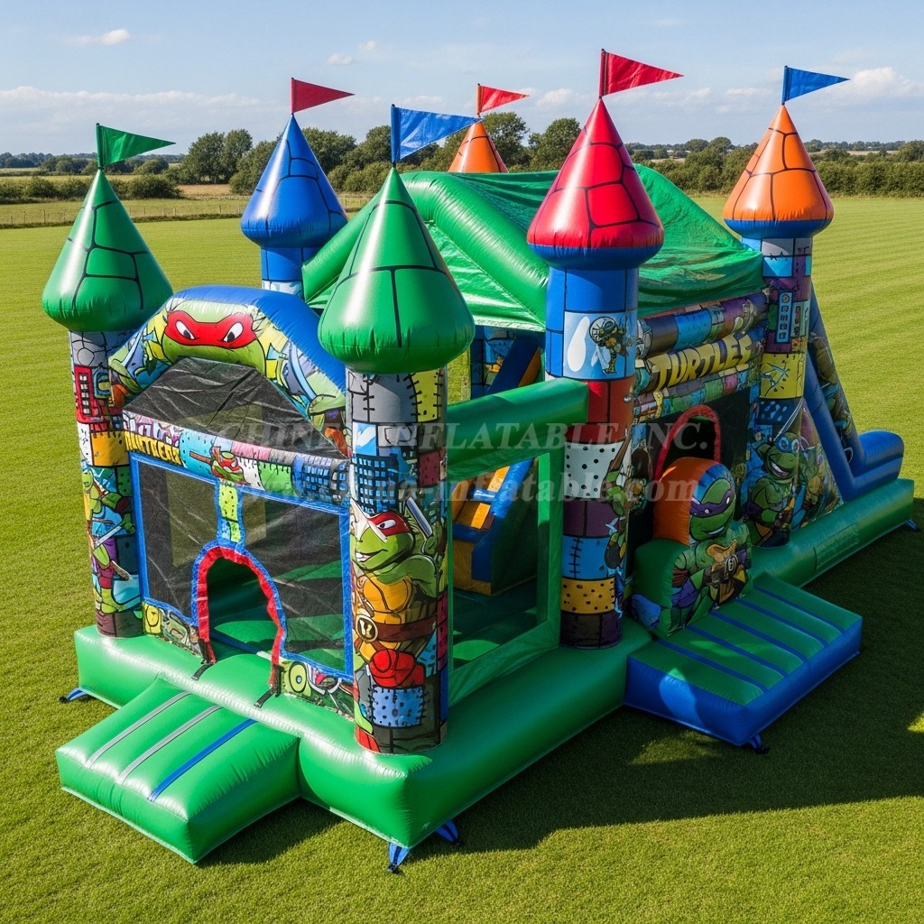 T5-2104 Ninja Turtles Theme Inflatable Castles