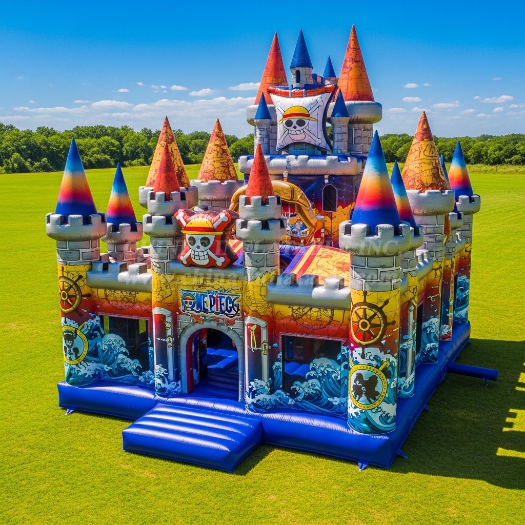 T5-2107 One Piece Theme Inflatable Castles