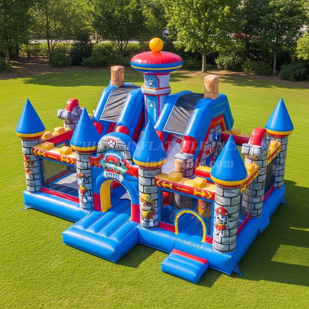 T5-2109 Paw Patrol Theme Inflatable Castles