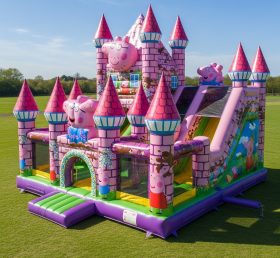 T5-2110 Peppa Pig Theme Inflatable Castles