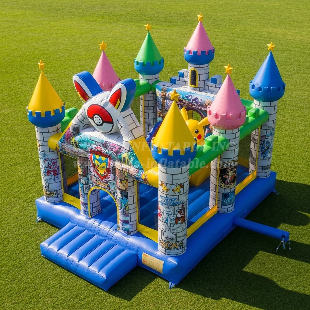 T5-2119 Pokemon Theme Inflatable Castles