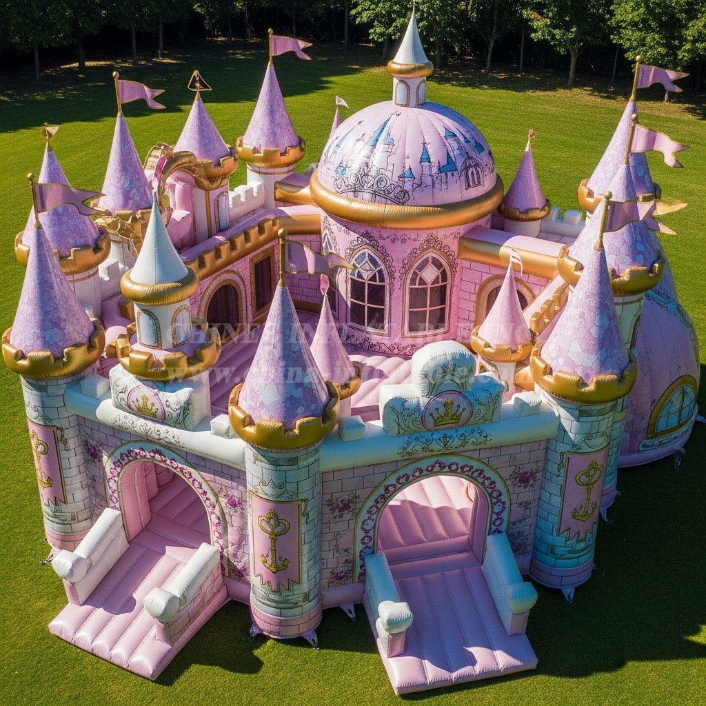 T5-2126 Princess Parties Theme Inflatable Castles