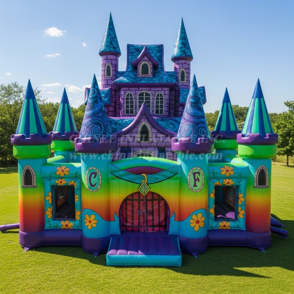 T5-2133 Scooby-Doo Theme Inflatable Castles