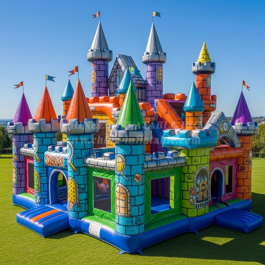 T5-2135 Scooby-Doo Theme Inflatable Castles