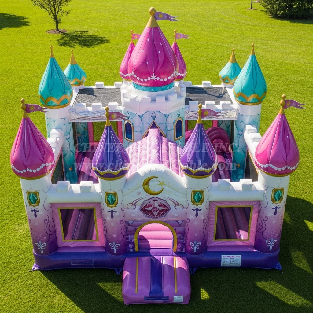 T5-2140 Shimmer & Shine Theme Inflatable Castles