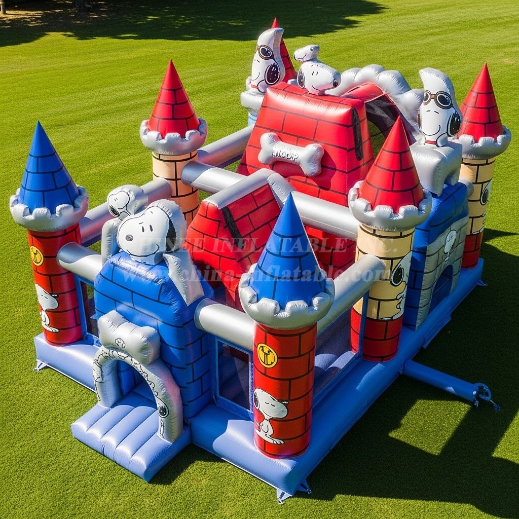 T5-2145 Snoopy Theme Inflatable Castles