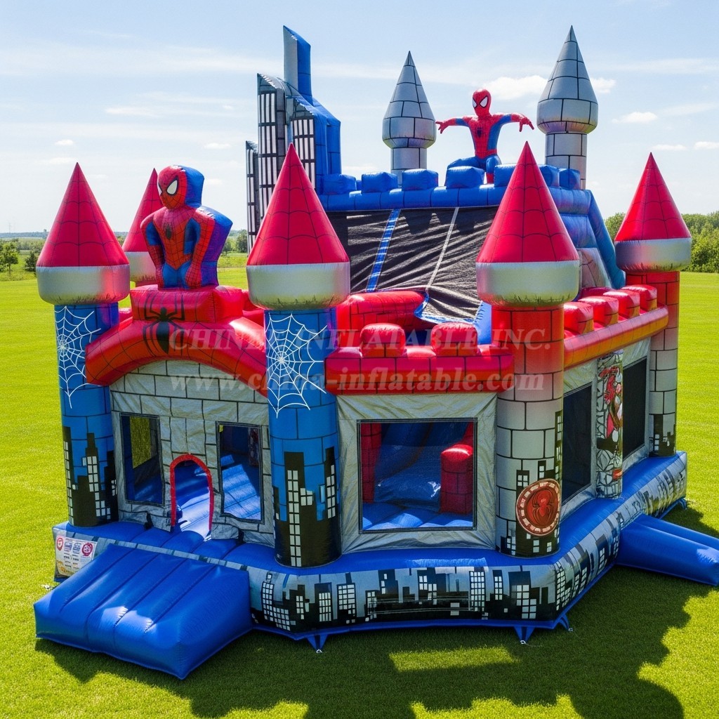 T5-2149 Spider-Man Theme Inflatable Castles