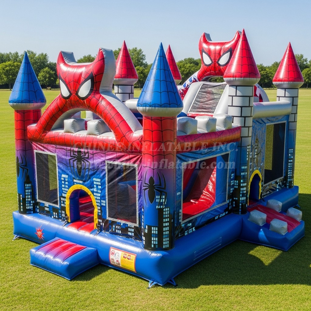 T5-2151 Spider-Man Theme Inflatable Castles