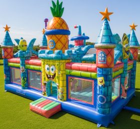 T5-2152 Spongebob Theme Inflatable Castles