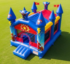 T5-2162 Superhero Theme Inflatable Castles