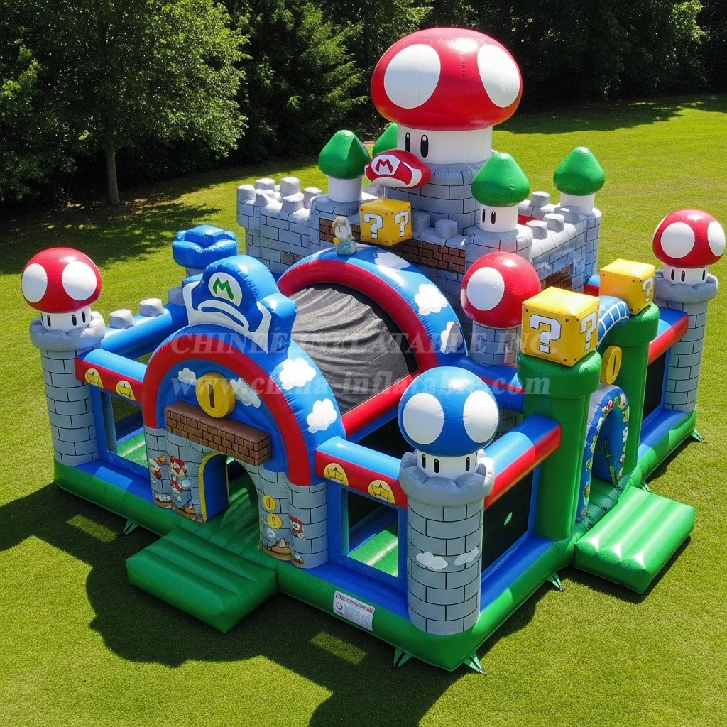 T5-2166 Super Mario Theme Inflatable Castles