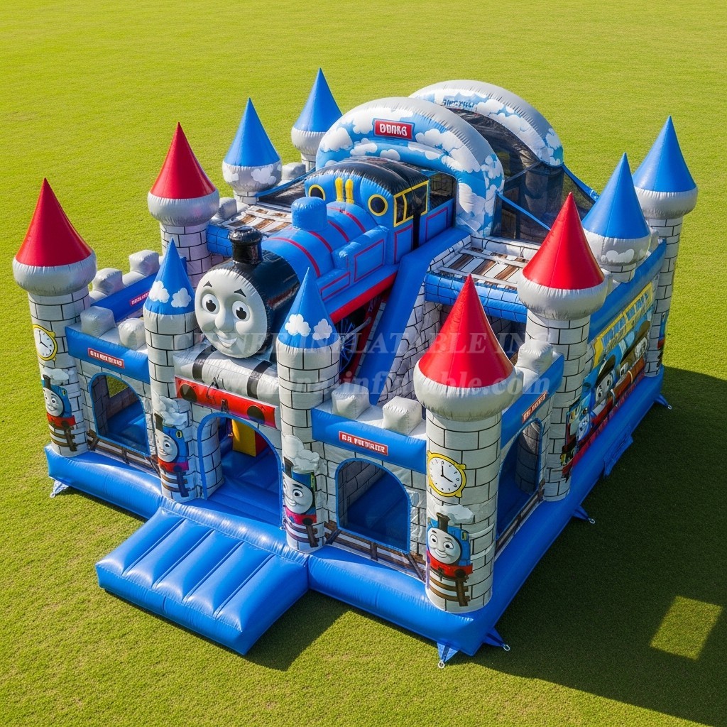 T5-2191 Thomas & Friends Theme Inflatable Castles