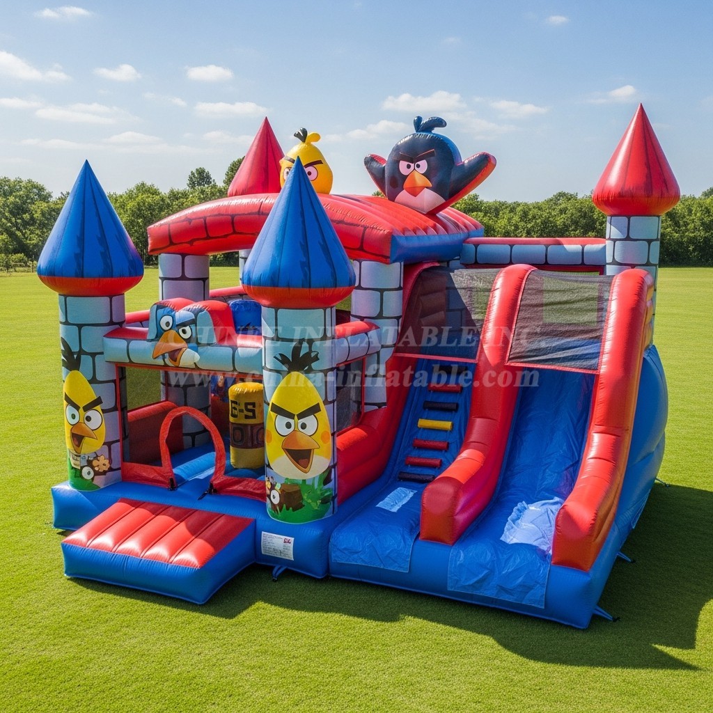 T5-2223 Angry Birds Theme Inflatable Castles