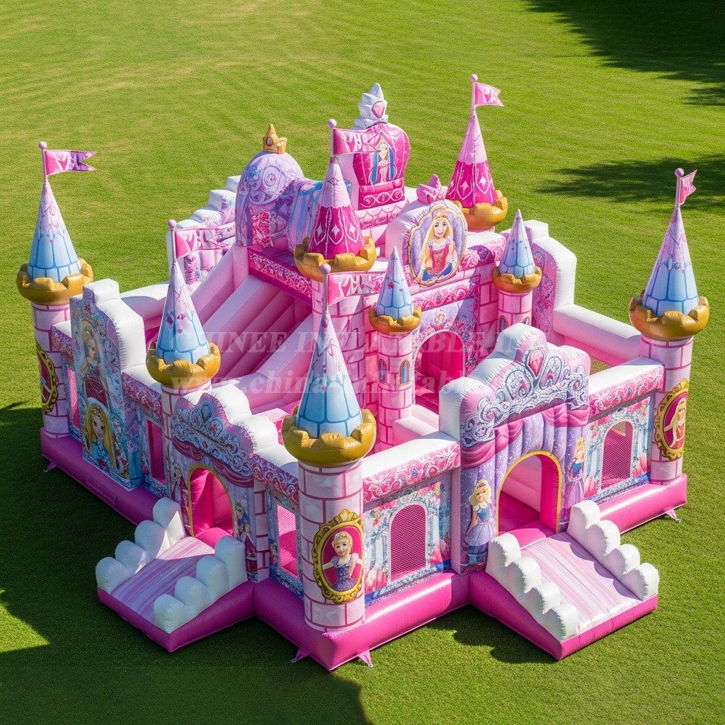 T5-2235 Barbie Theme Inflatable Castles