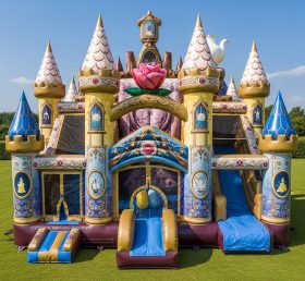 T5-2242 Beauty and the Beast Theme Inflatable Castles