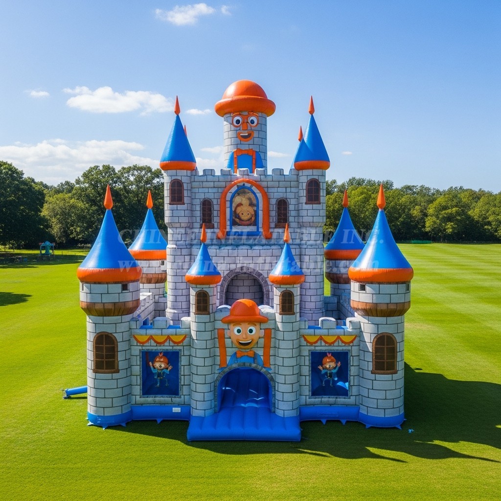 T5-2256 Blippi Wonders Theme Inflatable Castles