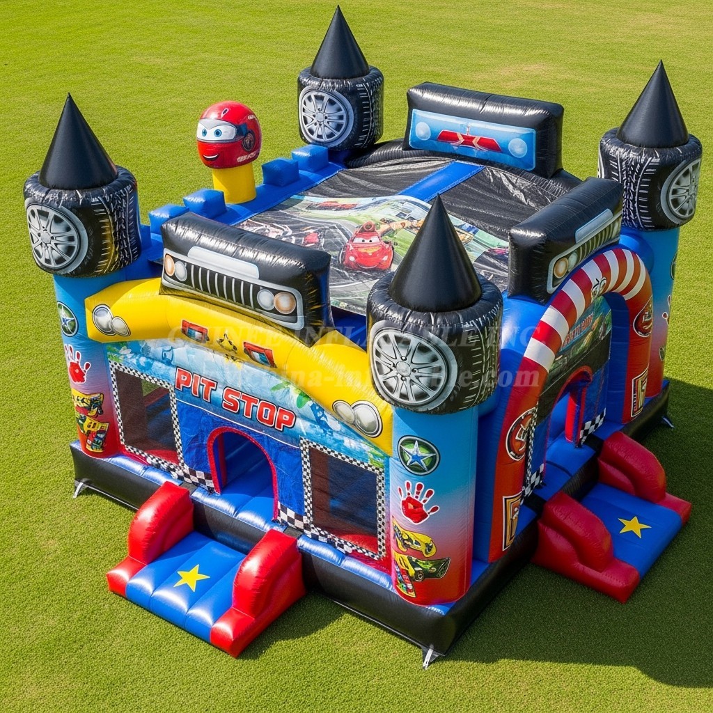 T5-2272 Cars Theme Inflatable Castles