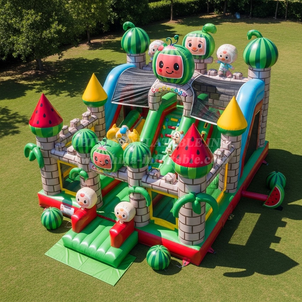T5-2278 Cocomelon Theme Inflatable Castles