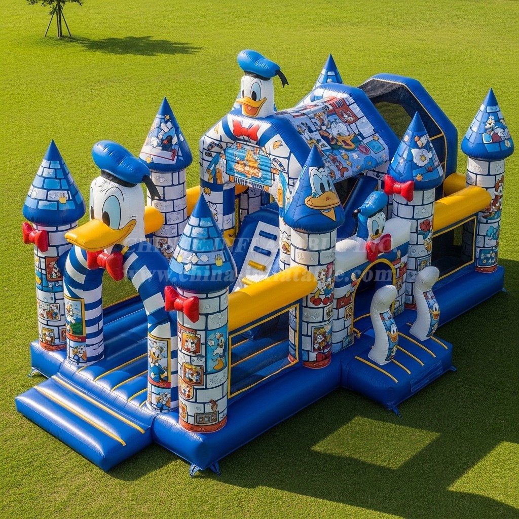T5-2288 Donald Duck Theme Inflatable Castles