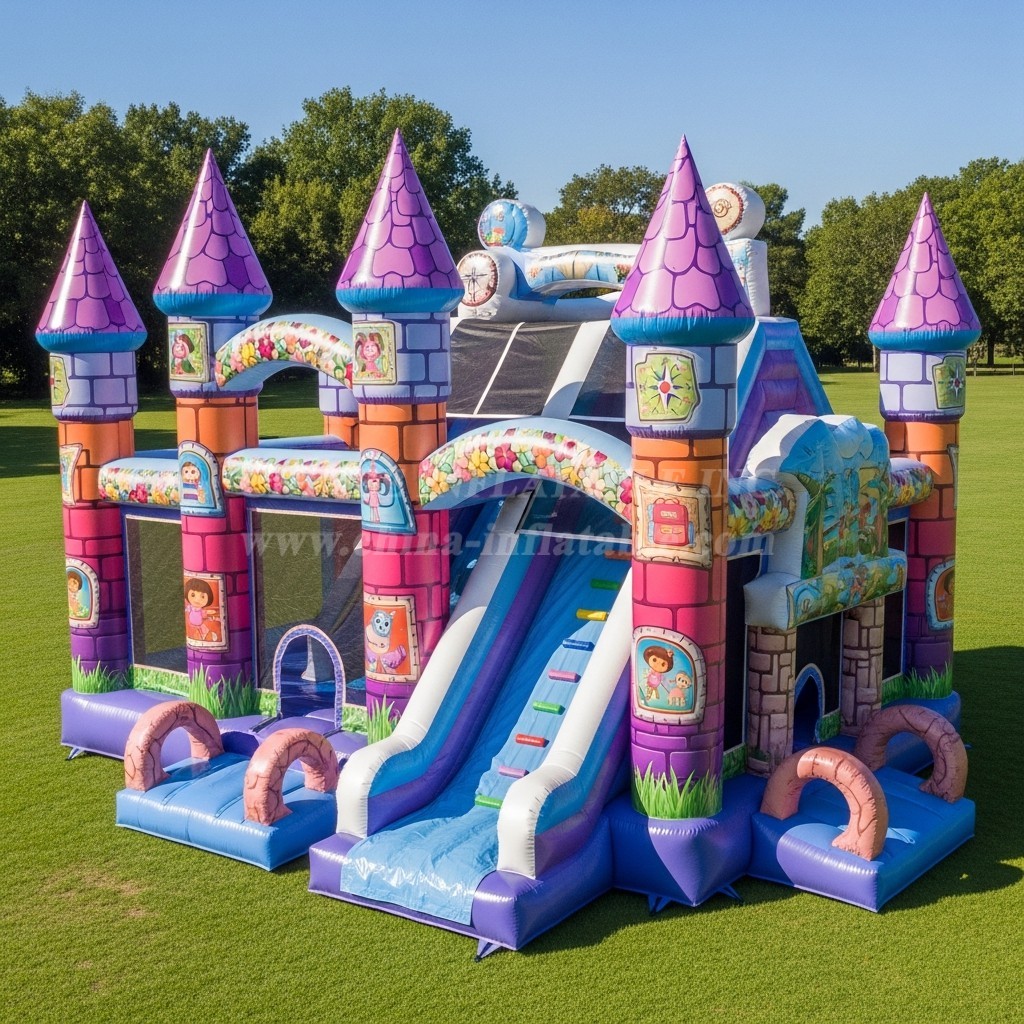 T5-2291 Dora Theme Inflatable Castles