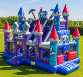 T5-2302 Fortnite Theme Inflatable Castles