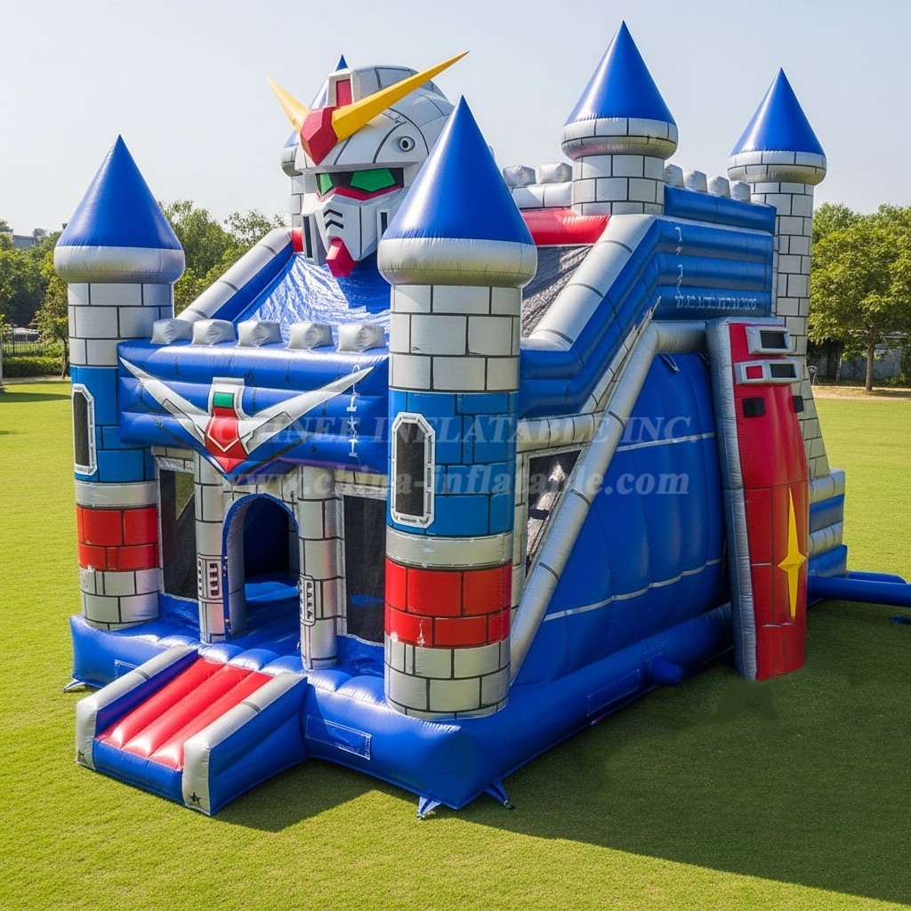 T5-2318 Gundam Theme Inflatable Castles