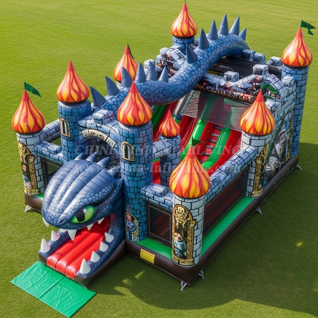 T5-2326 How to Train Your Dragon Theme Inflatable Castles